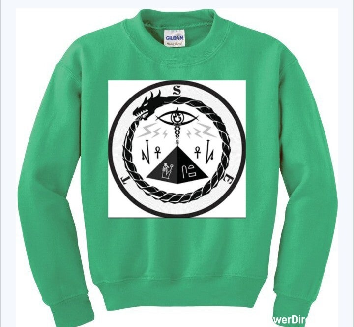 Setgok crew neck sweater green