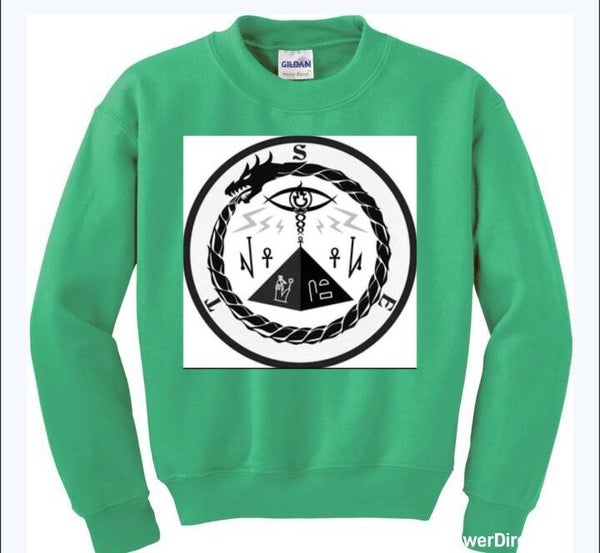 Setgok crew neck sweater green
