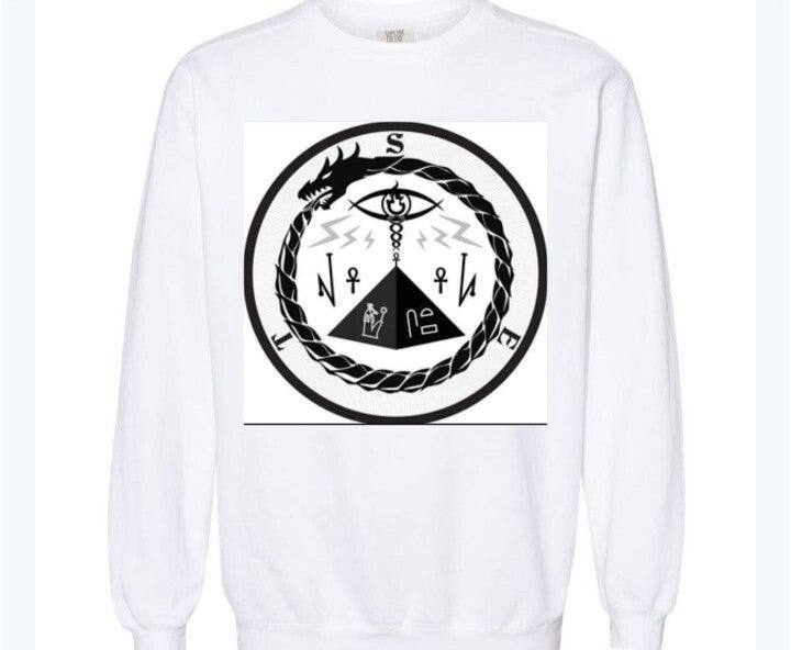 Setgok crew neck sweater white