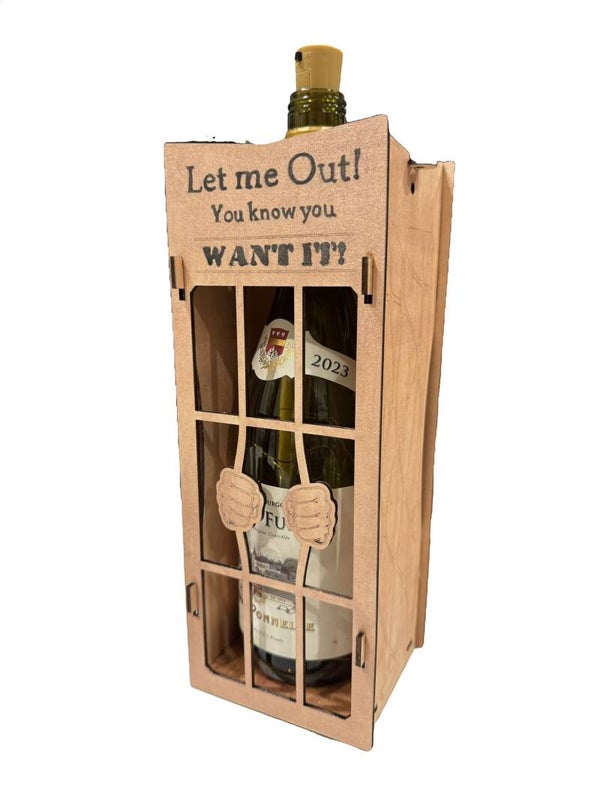 Wine box holder
