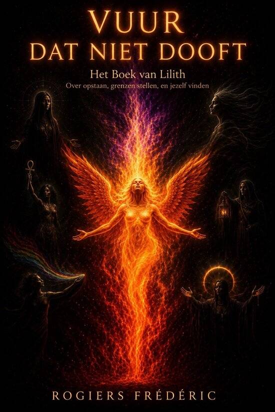 Boekomslag van Vuur dat niet dooft – De stem van Lilith van Frédéric Rogiers