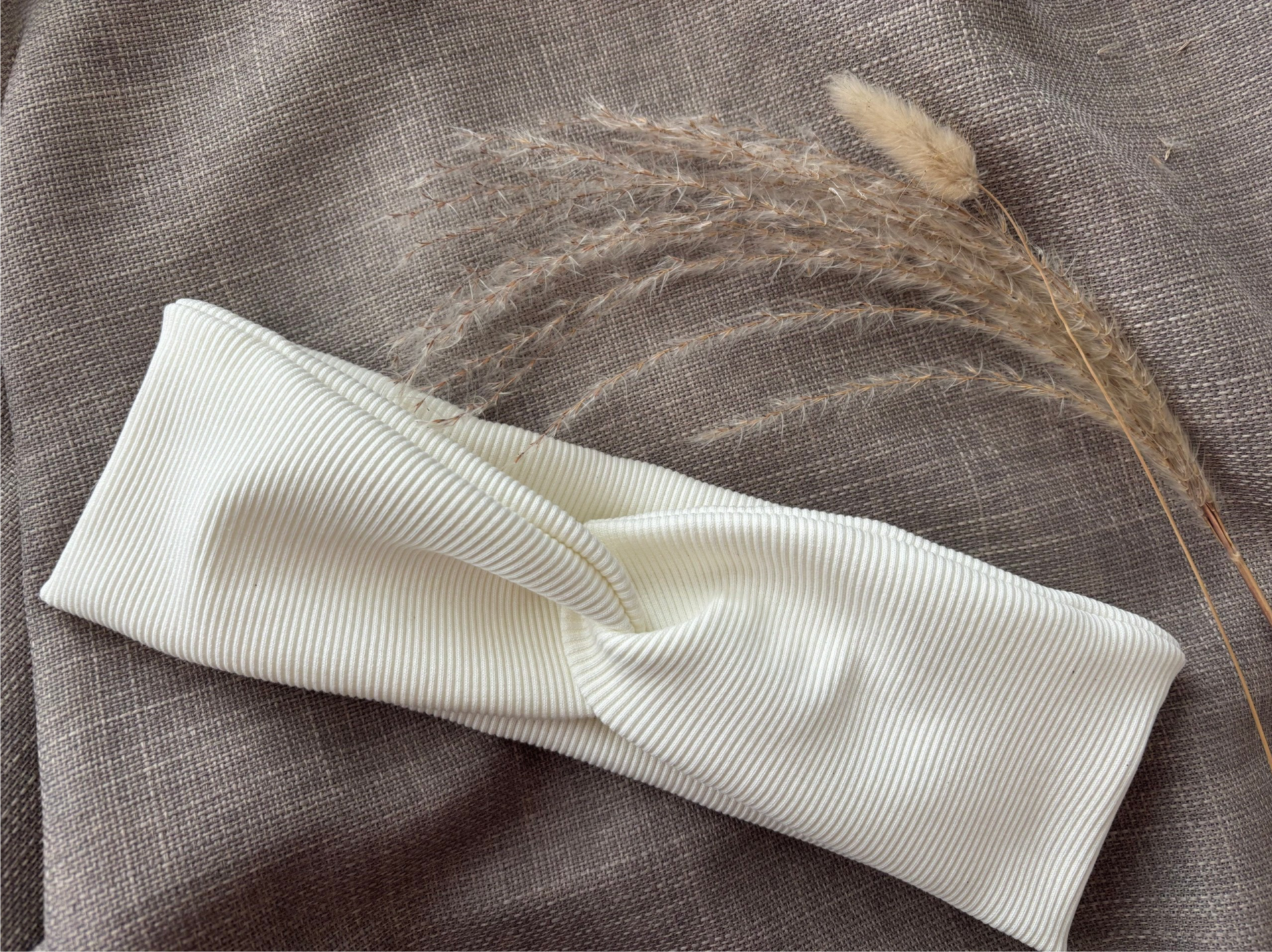 Damen Stirnband '' off white"