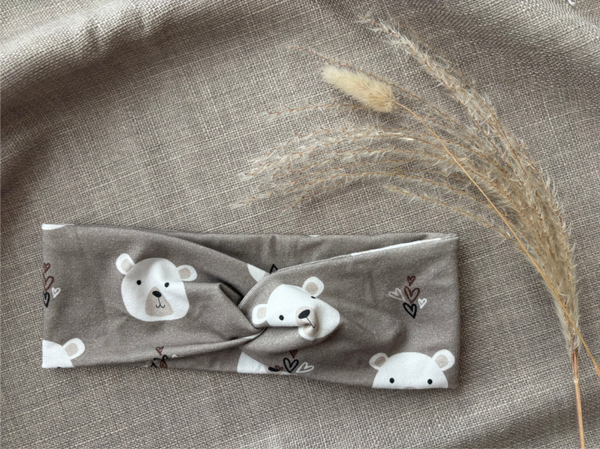 Kinder Stirnband "Bär"