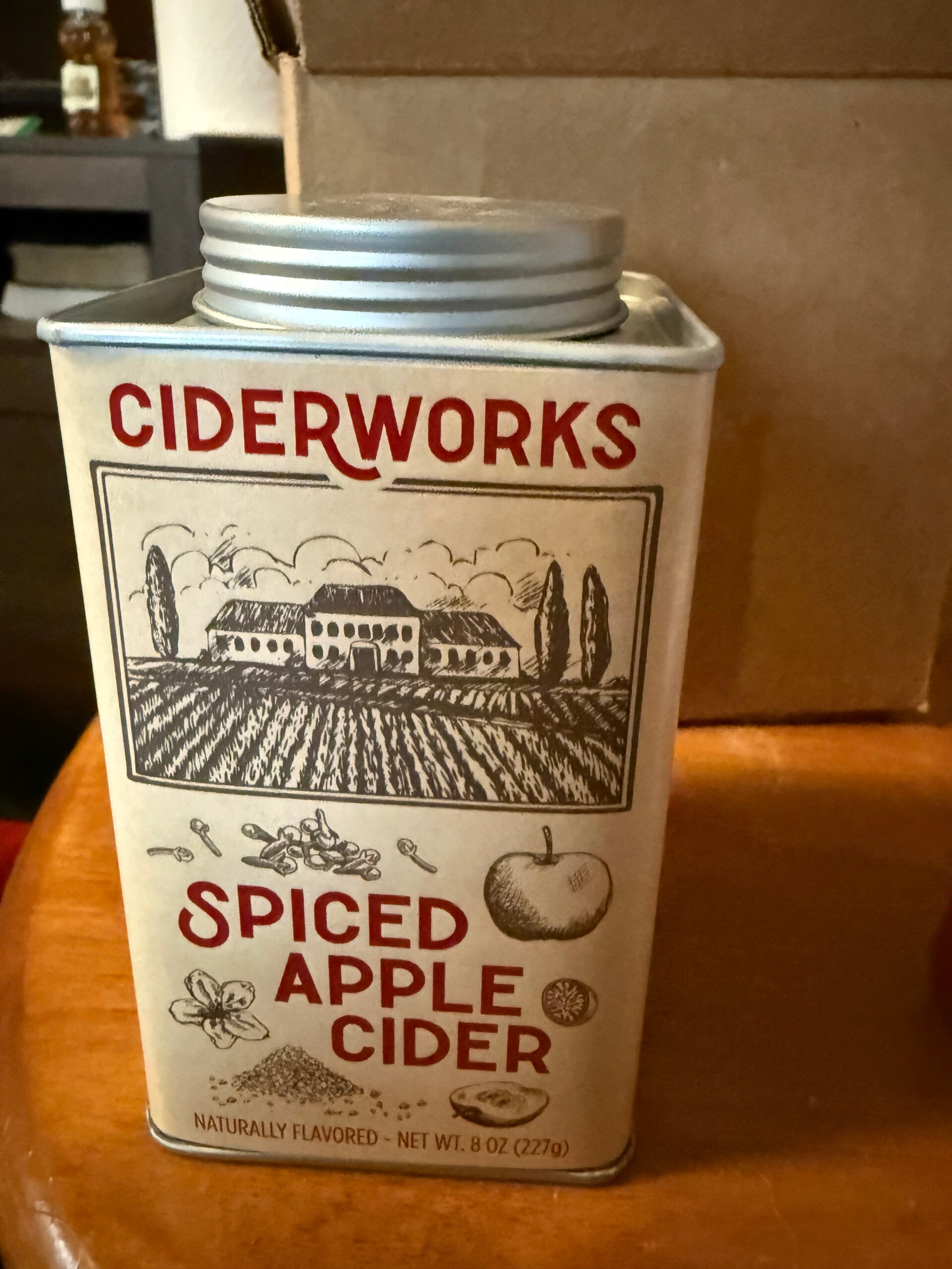 CIDERWORKS SPICED APPLE CIDER 8 OZ