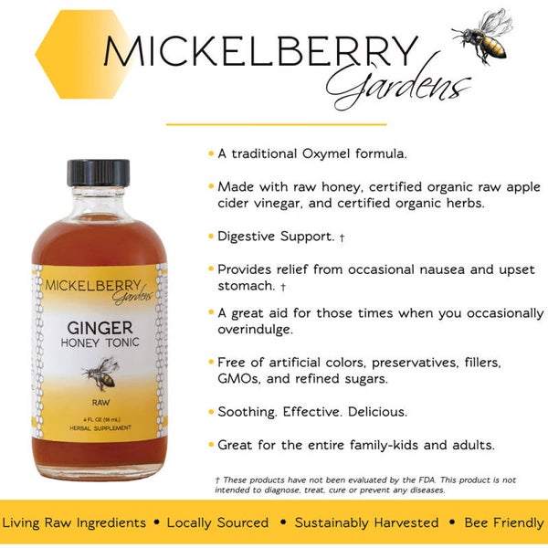 GINGER HONEY TONIC 4 OZ