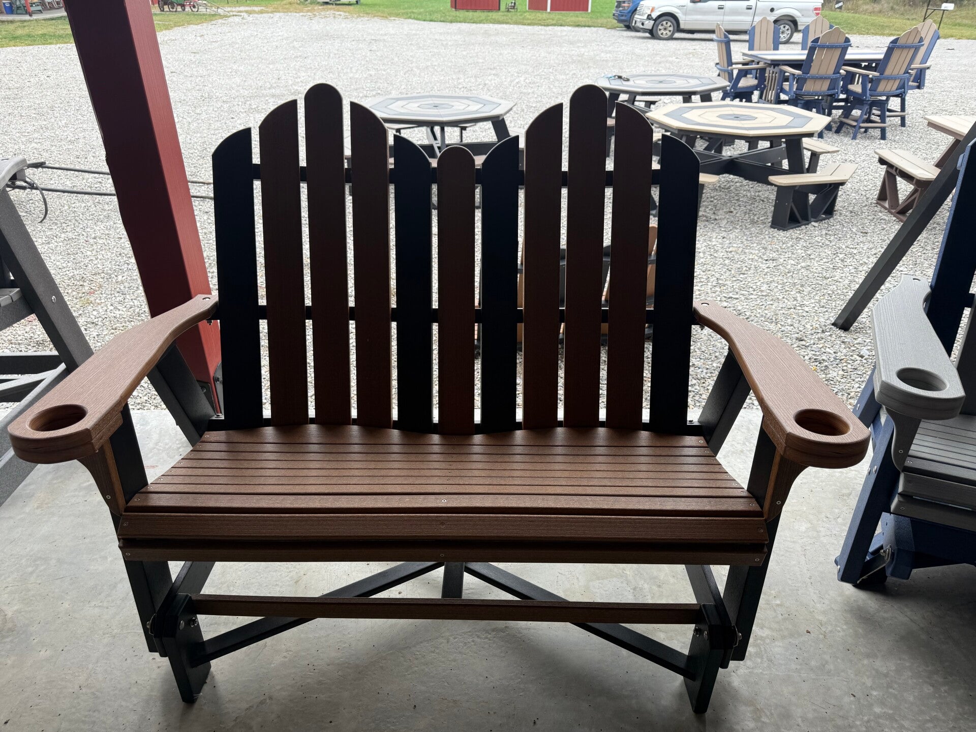 Amish Made Double Glider