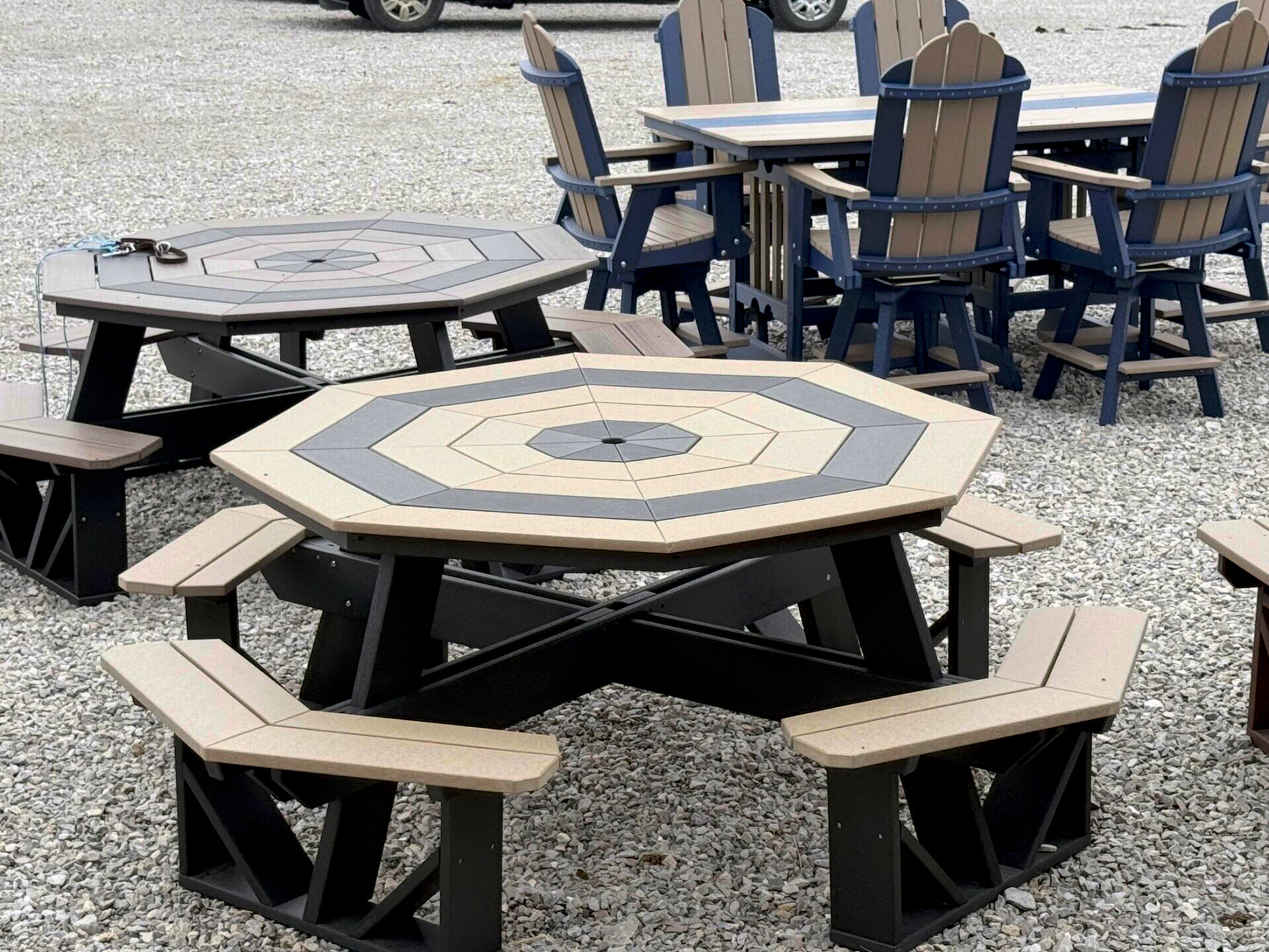 Amish Made Octagon Picnic Table