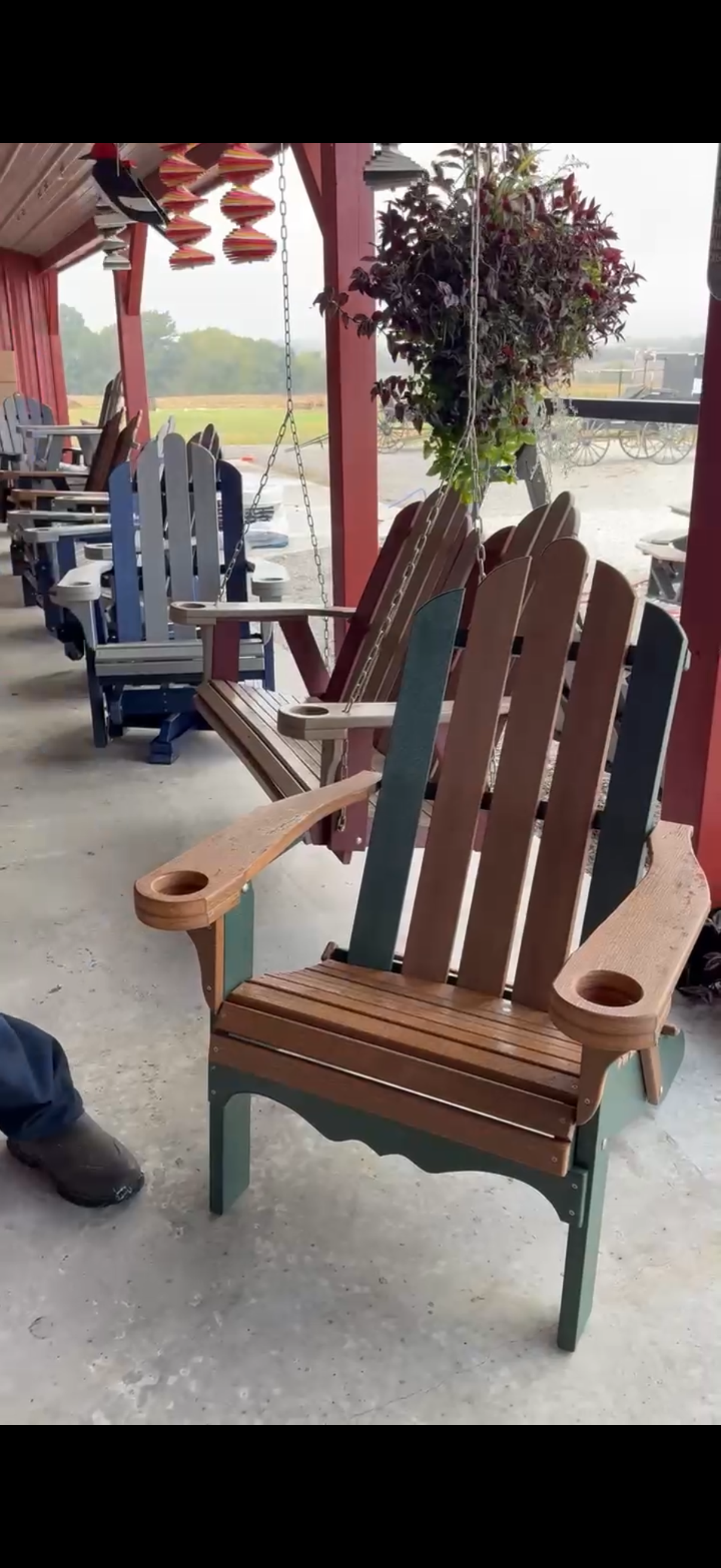 Amish Made Adirondack Folding Chair