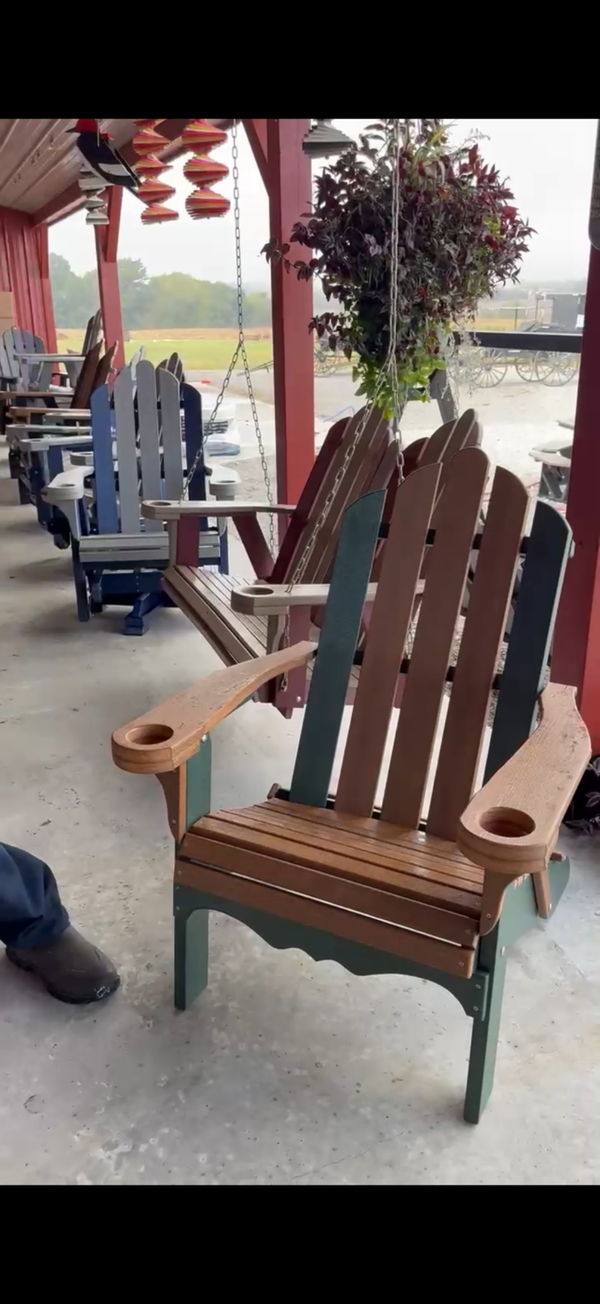 Amish Made Adirondack Folding Chair