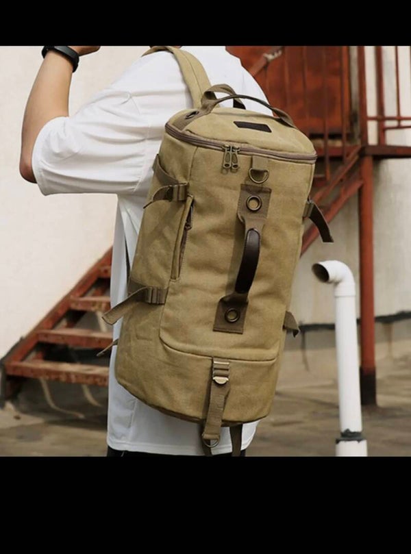 Back to School Khaki Sports Backpack