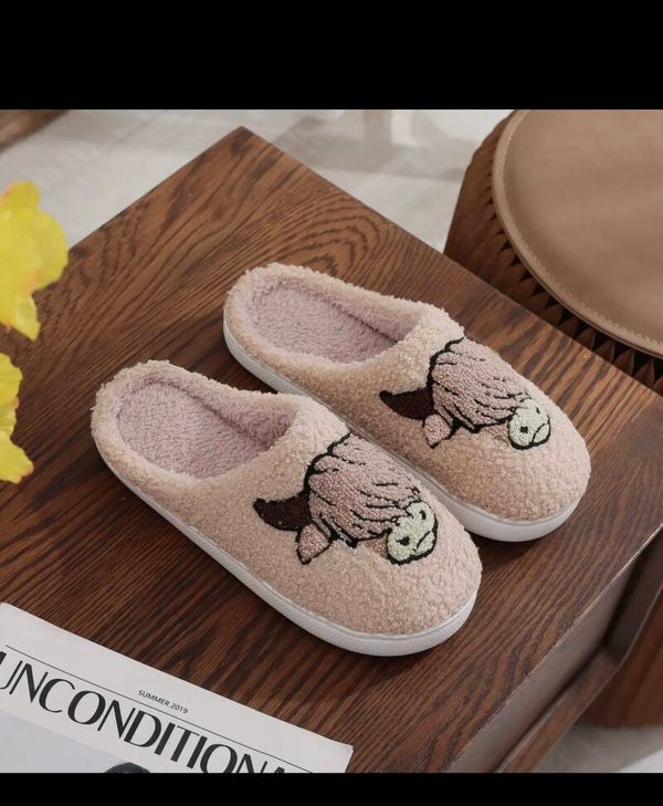 Cow Slippers