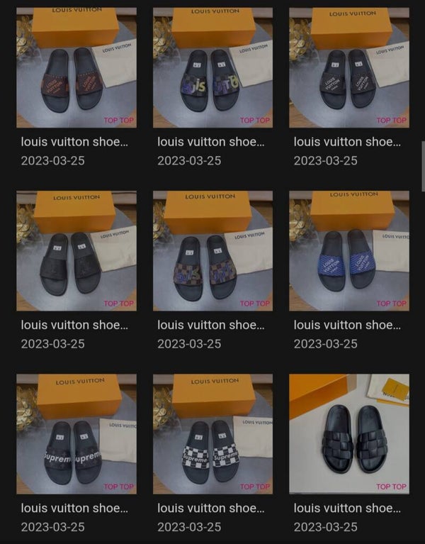 Chanclas Louis Vuitton