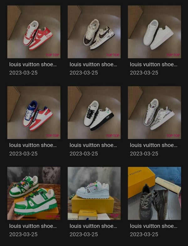 Bambas Louis Vuitton.²