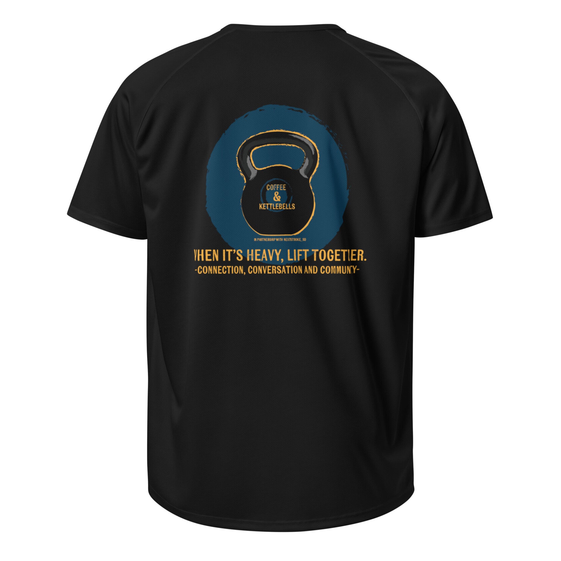 Coffee & Kettlebells Sports t-shirt