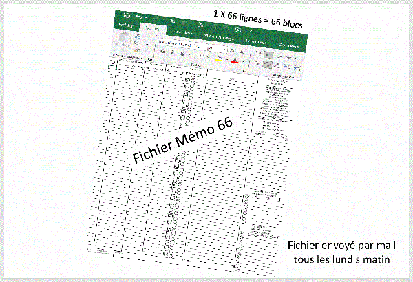 FORMULAIRE MEMO 66 EXCEL