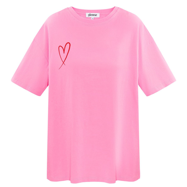 T-shirt Pink Leopard