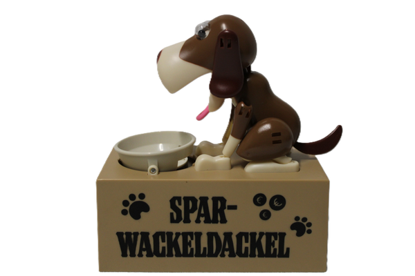 Fressender Hund Spardose