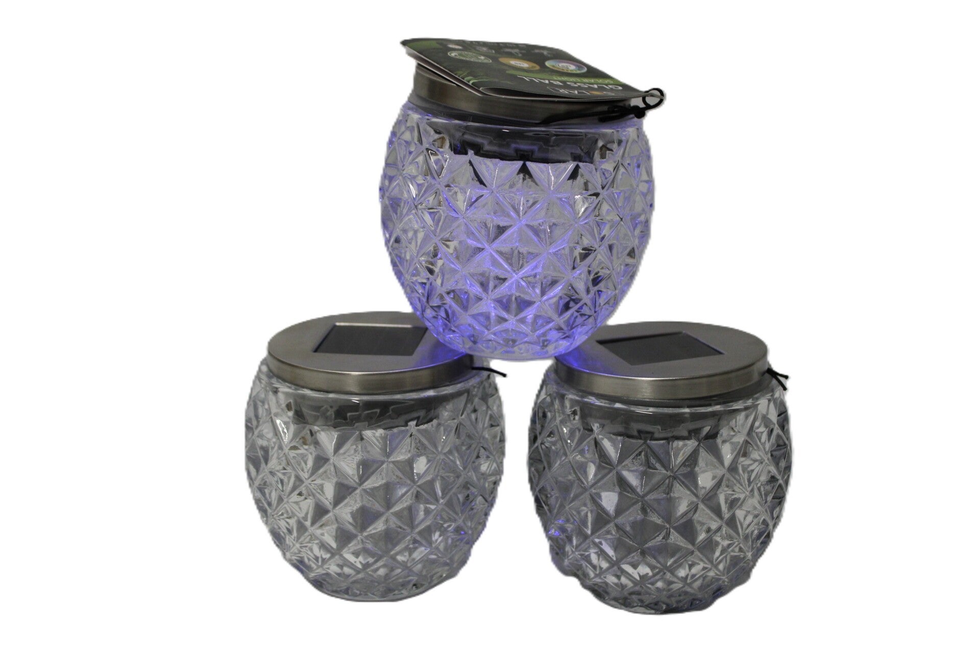 Hüsche Glass Ball Solar Dekoleuchte