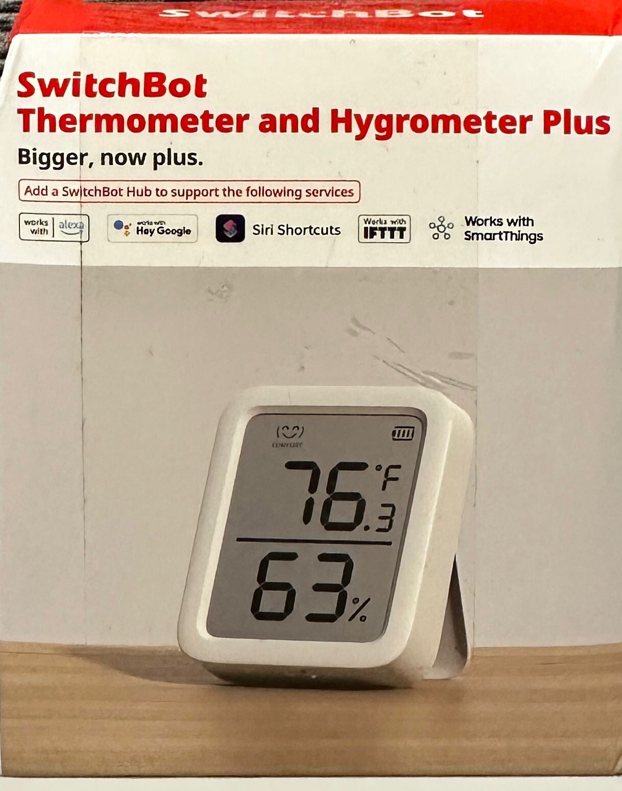 SwitchBot Thermometer and Hygrometer Plus