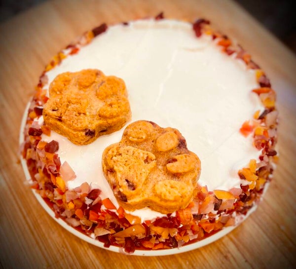 Confetti Sweet Potato Carrot Cake