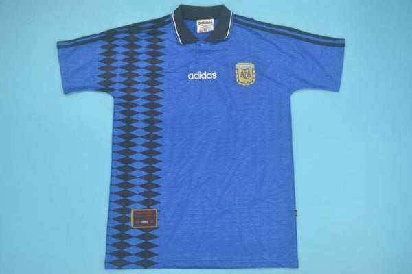 Argentina Camiseta Local 1994 Visitante