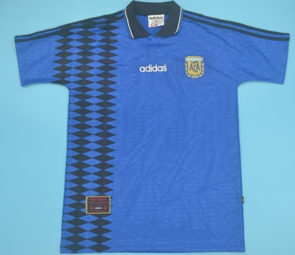 Argentina Camiseta Local 1994 Visitante