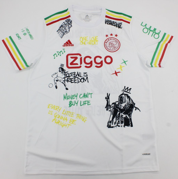 CAMISETA AJAX AMSTERDAM SPECIAL BOB MARLEY
