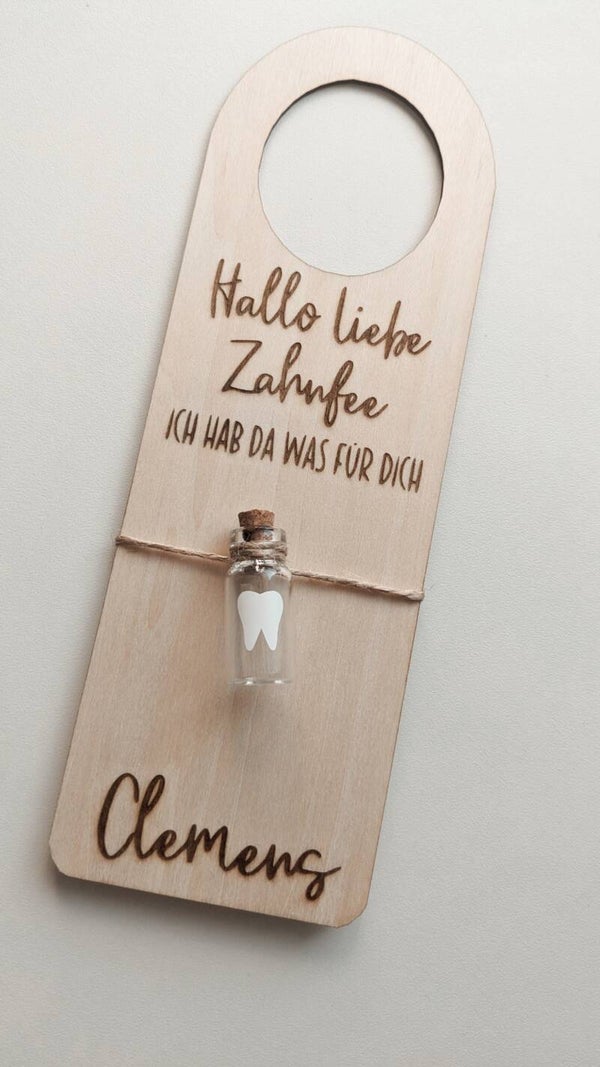 Zahnfee-Türschild – Dein persönlicher Begleiter für den ersten Wackelzahn