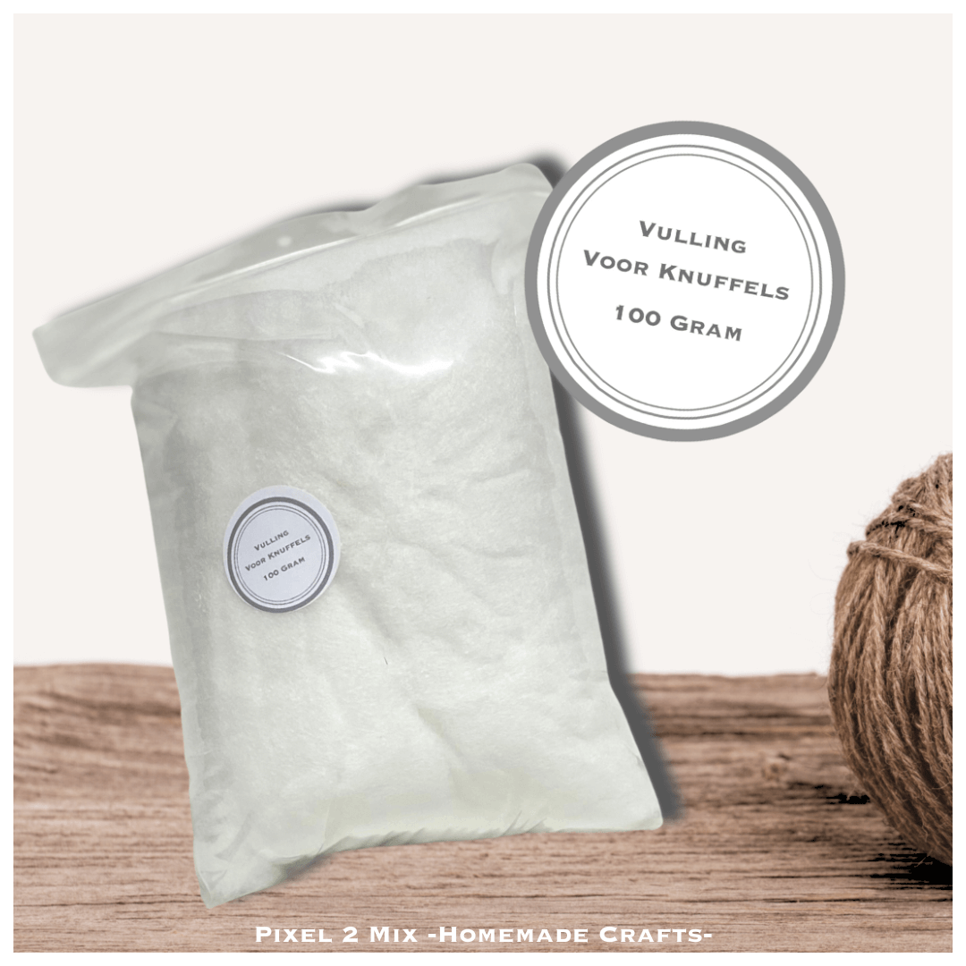 100 gram - Soft White Fiberfill for Plush Toys