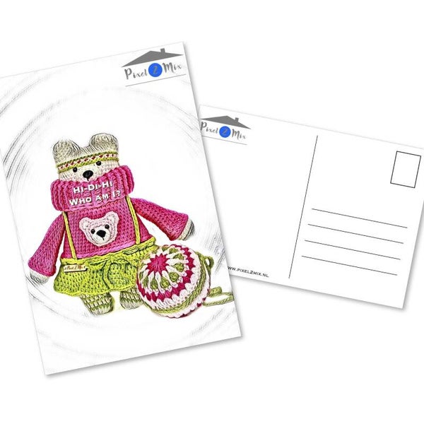 Bernadette * The Indian Polar Bear * Postcard (3)