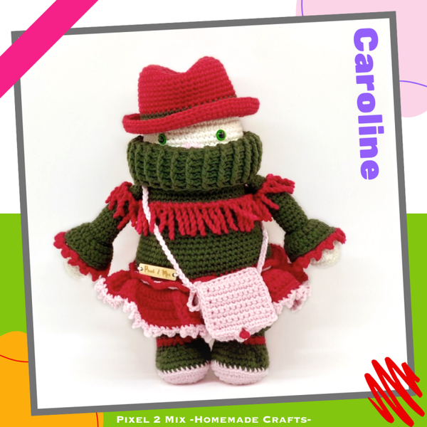 Caroline * The CowGirl Cat * PDF Crochet Pattern
