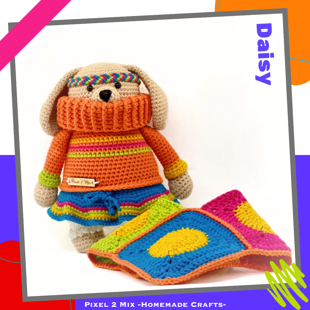 Daisy * The Little Dog * PDF Crochet Pattern