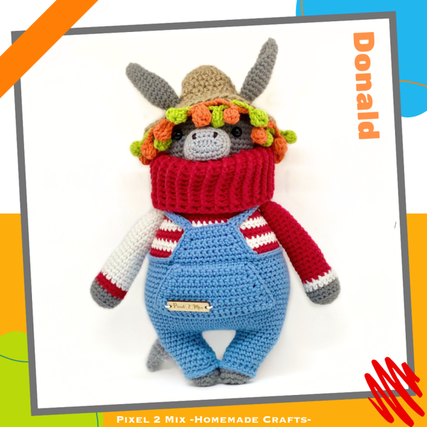Donald * The Donkey * PDF Crochet Pattern