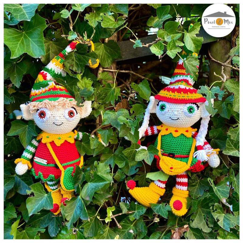 Ella & Elbert - The Christmas Elves / Christmas Elf Amigurumi Christmas Elves Crochet, Amigurumi Elves Crochet. Ella - The Christmas Elf & Elbert - The Christmas Elf. Enter the magical world of crochet creations with Ella and Elbert, the enchanting Christ