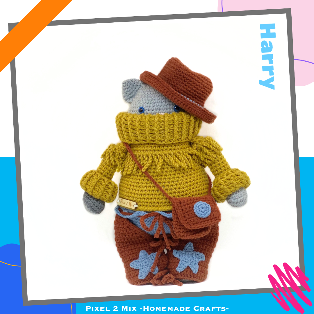 Harry * The Cowboy Tomcat * PDF Crochet Pattern