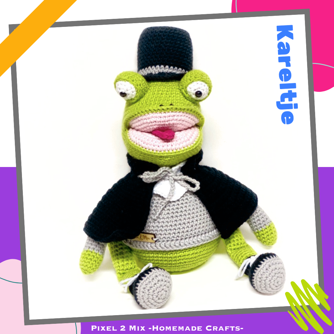 Karel Little * The Bridegroom Frog * PDF Crochet Pattern