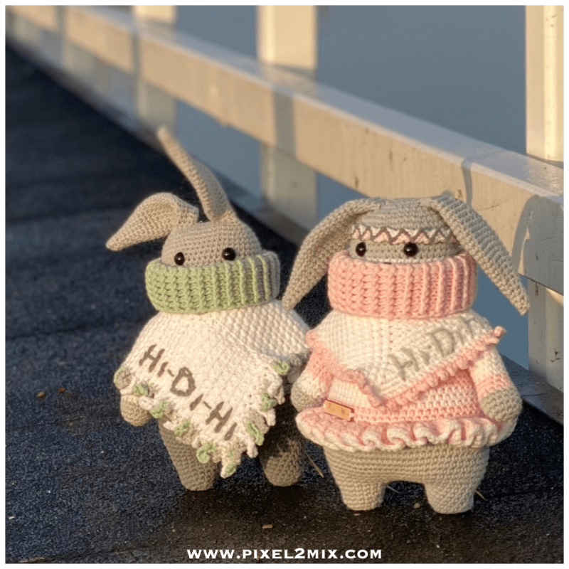 Renzo & Renate - The Bunnies: Crochet Amigurumi Rabbit, Crochet Amigurumi Bunny, Crochet Amigurumi Easter. Explore the enchanting world of crochet creations with Renzo & Renate - The Bunnies, the most charming duo for example for Easter! Enchanting croche
