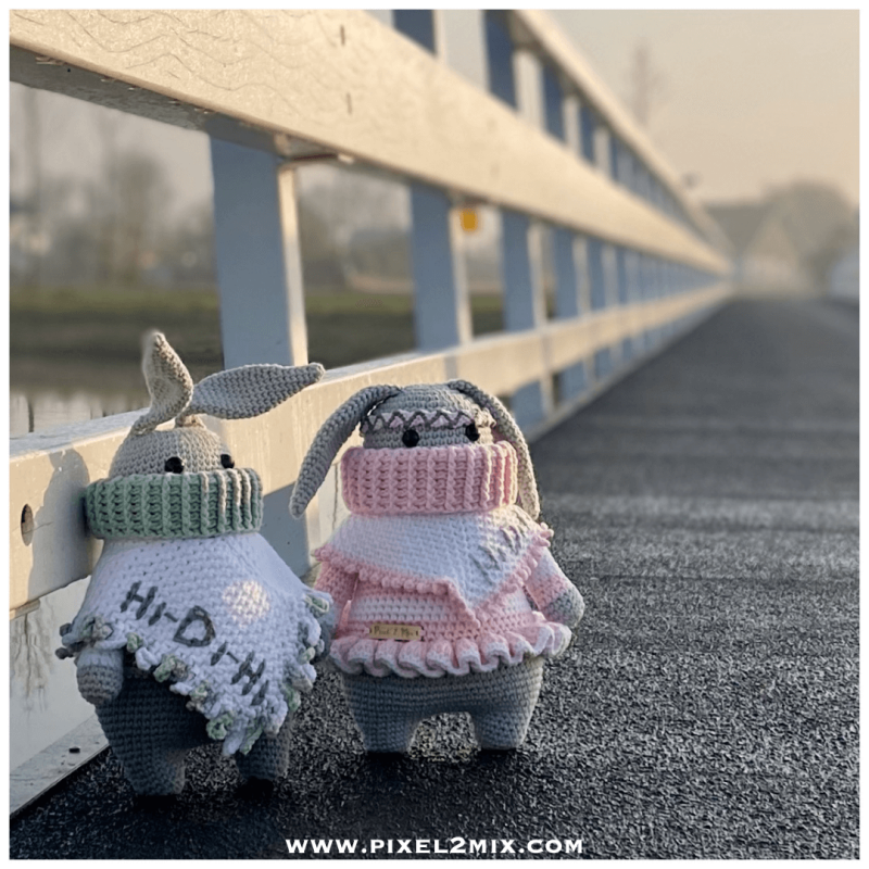 Renzo & Renate - The Bunnies: Crochet Amigurumi Rabbit, Crochet Amigurumi Bunny, Crochet Amigurumi Easter. Explore the enchanting world of crochet creations with Renzo & Renate - The Bunnies, the most charming duo for example for Easter! Enchanting croche