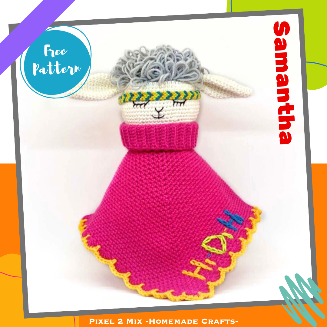 Samantha * The Sheep - Cuddly Blanket * Free PDF Crochet Pattern