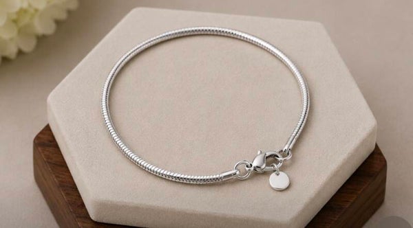 Elegant Sterling Silver Bracelet