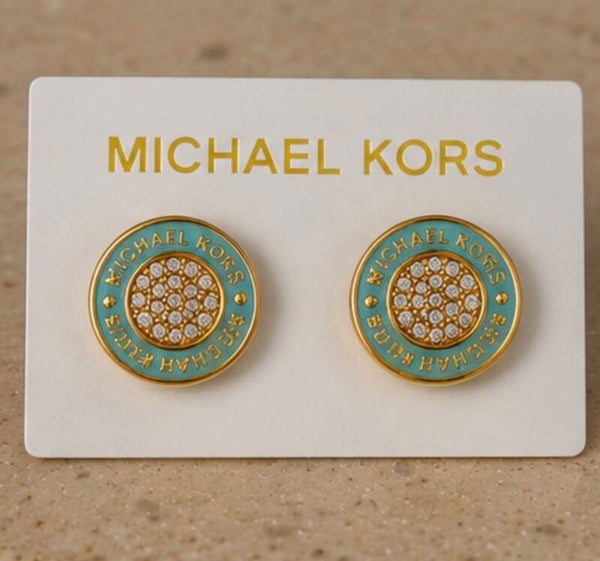 Michael Kors Two-Tone Stud Earrings