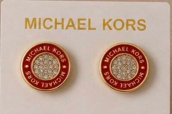 Michael Kors Two-Tone Stud Earrings