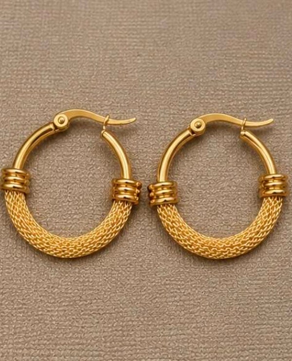 Elegant Gold Hoop Earrings