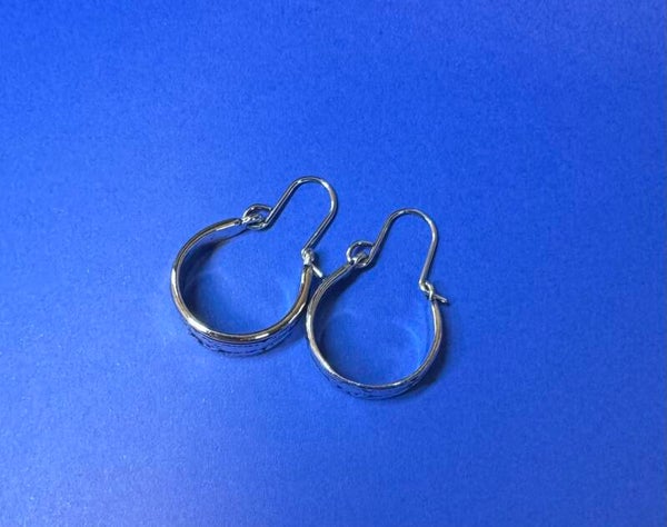 Elegant Sterling Silver Hoop Earrings
