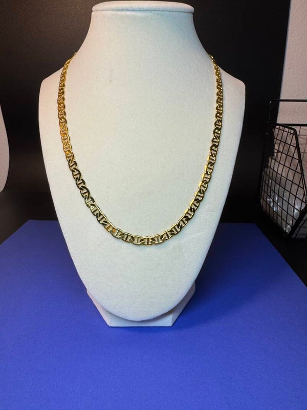 Elegant 24k Gold Plated Chain Necklace