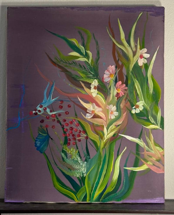 Vintage Floral Canvas Art