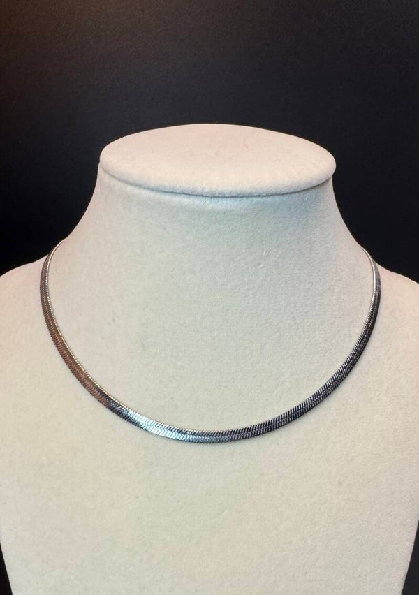 Elegant 16”  Sterling Silver Necklace