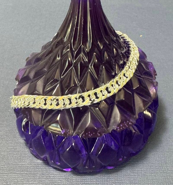 Elegant 7” and 5mm Sterling Silver Cuban Chain Bracelet