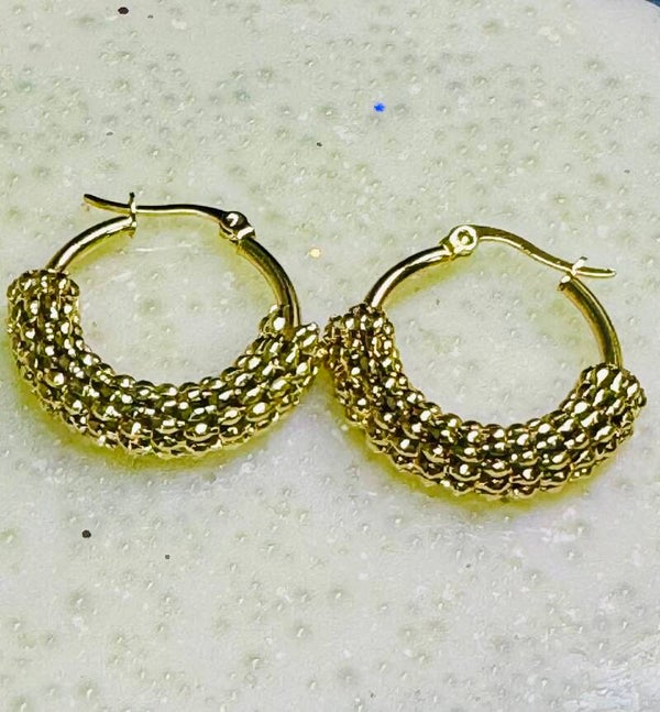 Elegant Gold Hoop Earrings