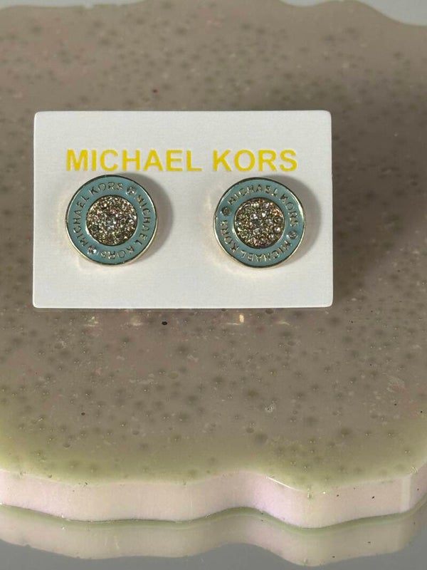 Michael Kors Two-Tone Stud Earrings